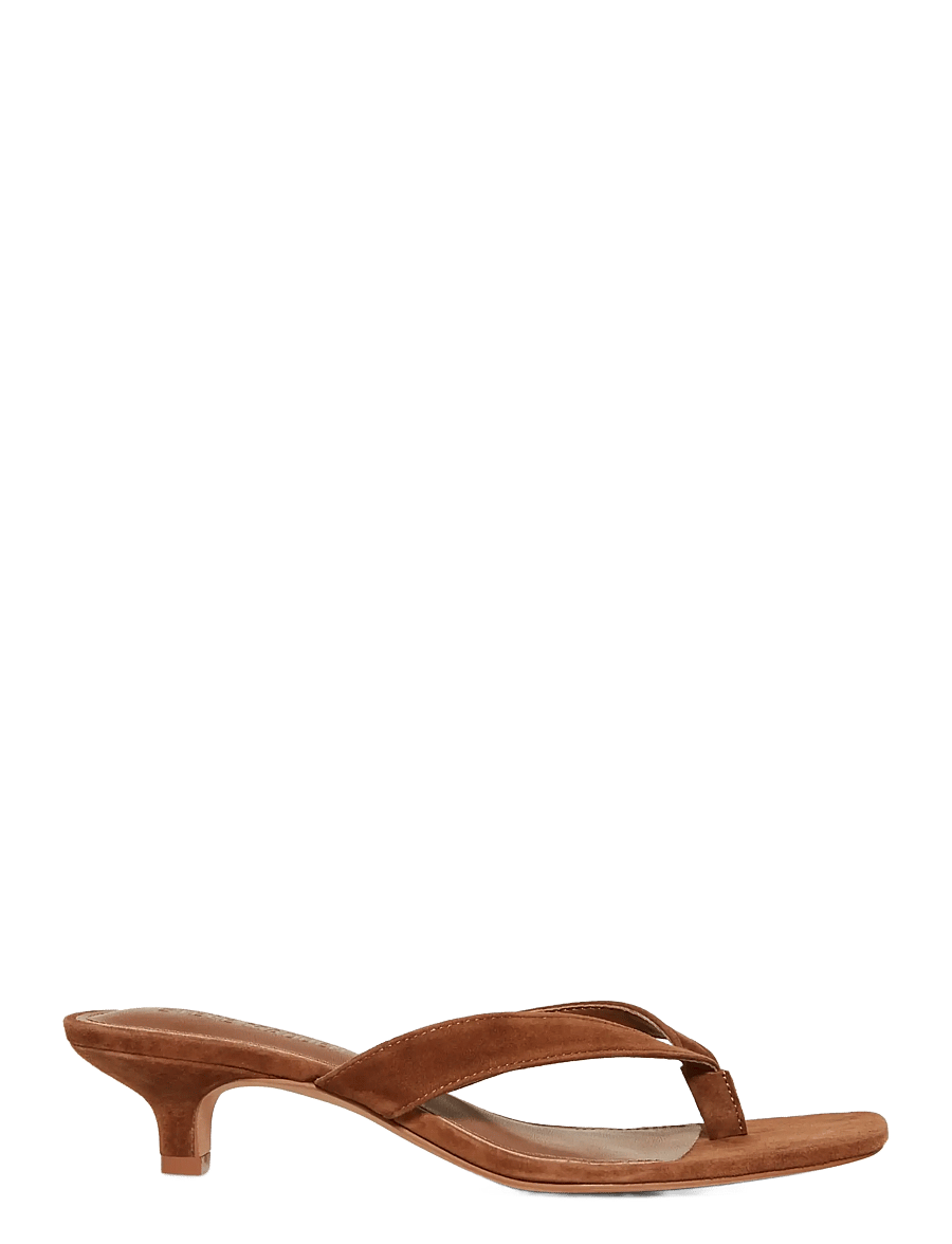 Steve Madden - Tracie - heeled sandals - chestnut suede - 0