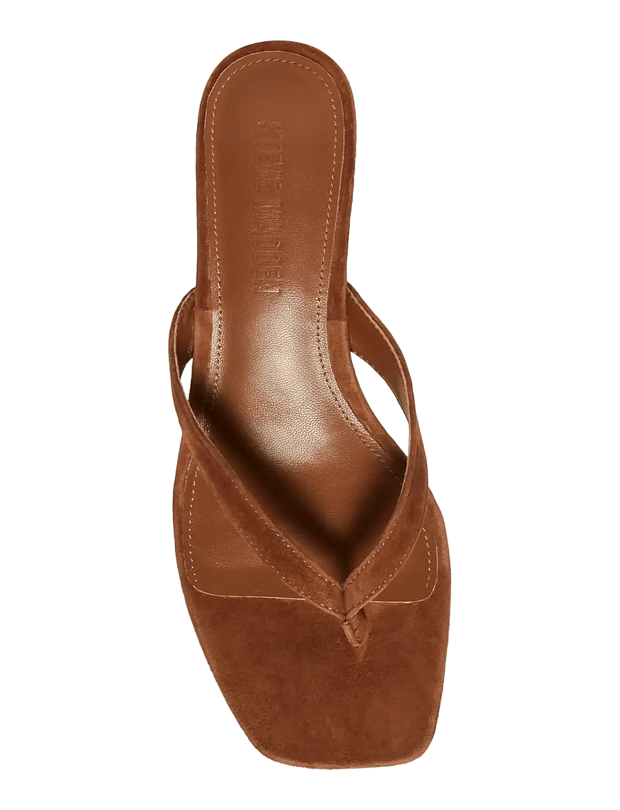 Steve Madden - Tracie - heeled sandals - chestnut suede - 5