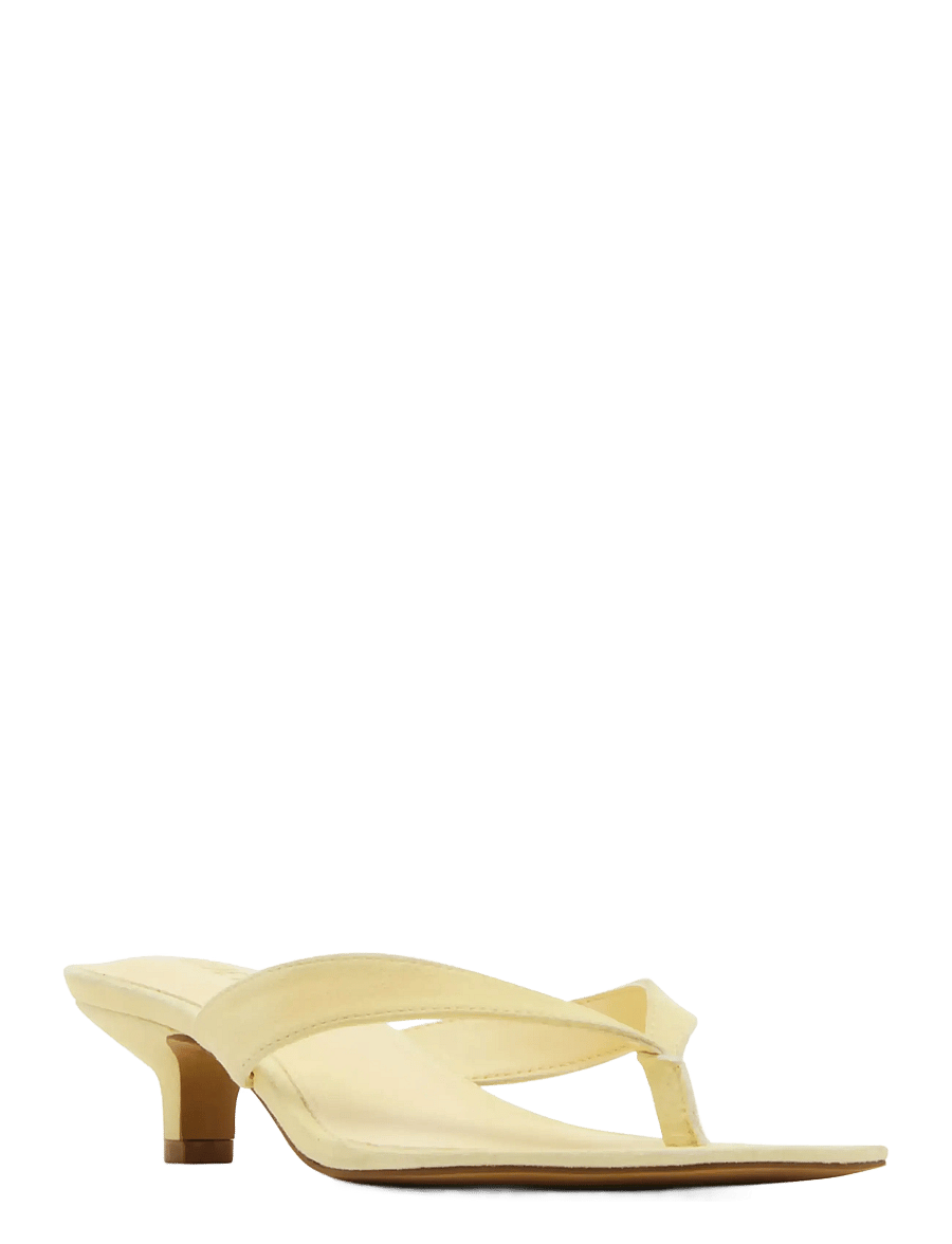 Steve Madden - Tracie - sandaler med hæl - yellow suede - 1