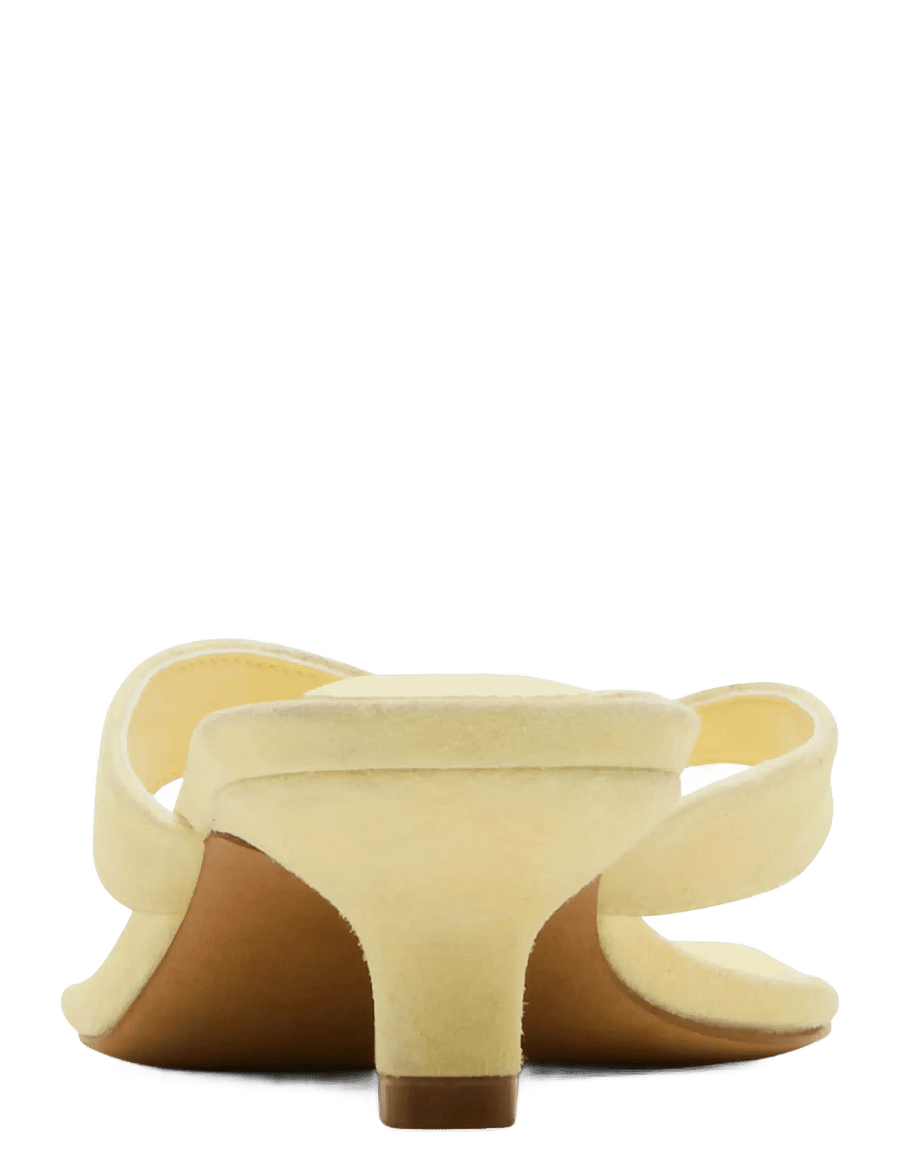 Steve Madden - Tracie - sandaler med hæl - yellow suede - 4