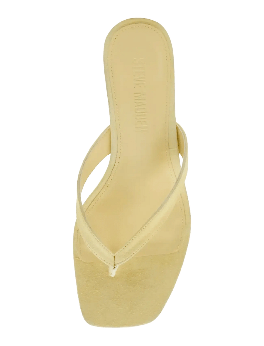 Steve Madden - Tracie - sandaler med hæl - yellow suede - 5