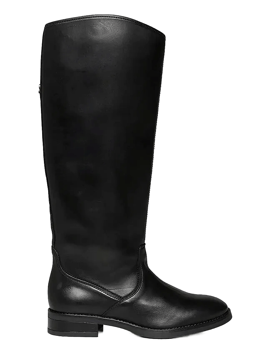 Steve Madden - Vlora - knee high boots - black leather - 1