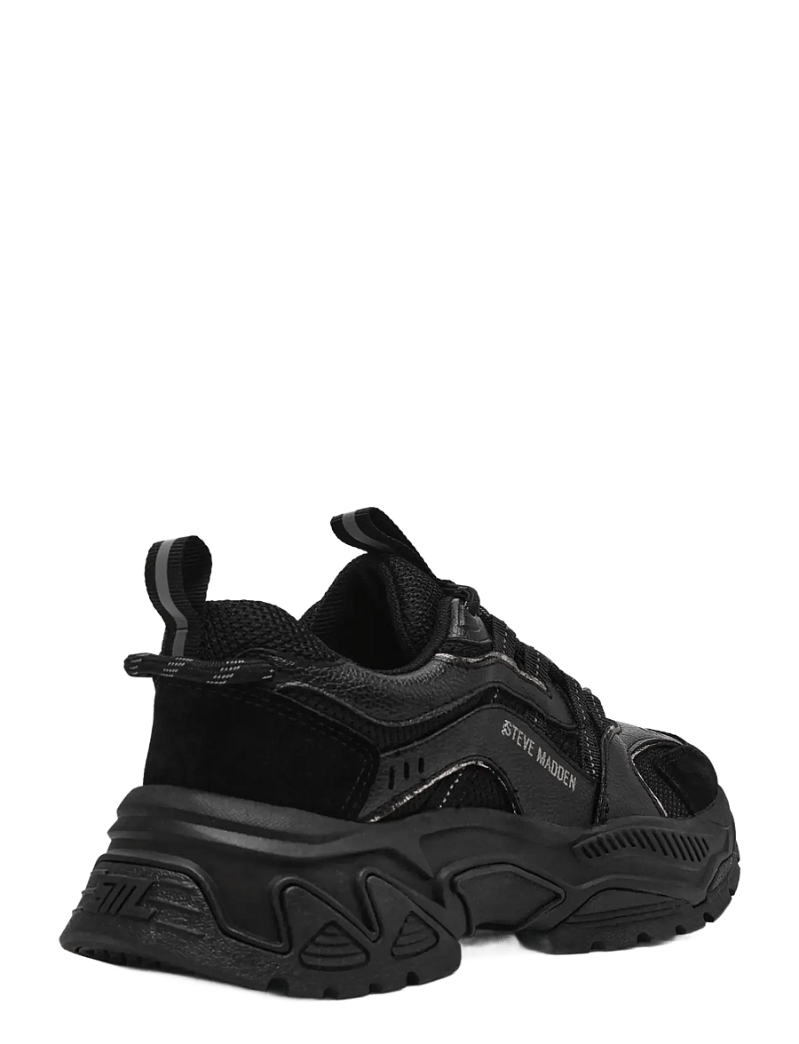 Steve Madden - Animates-E - niedrige sneaker - black/black - 2