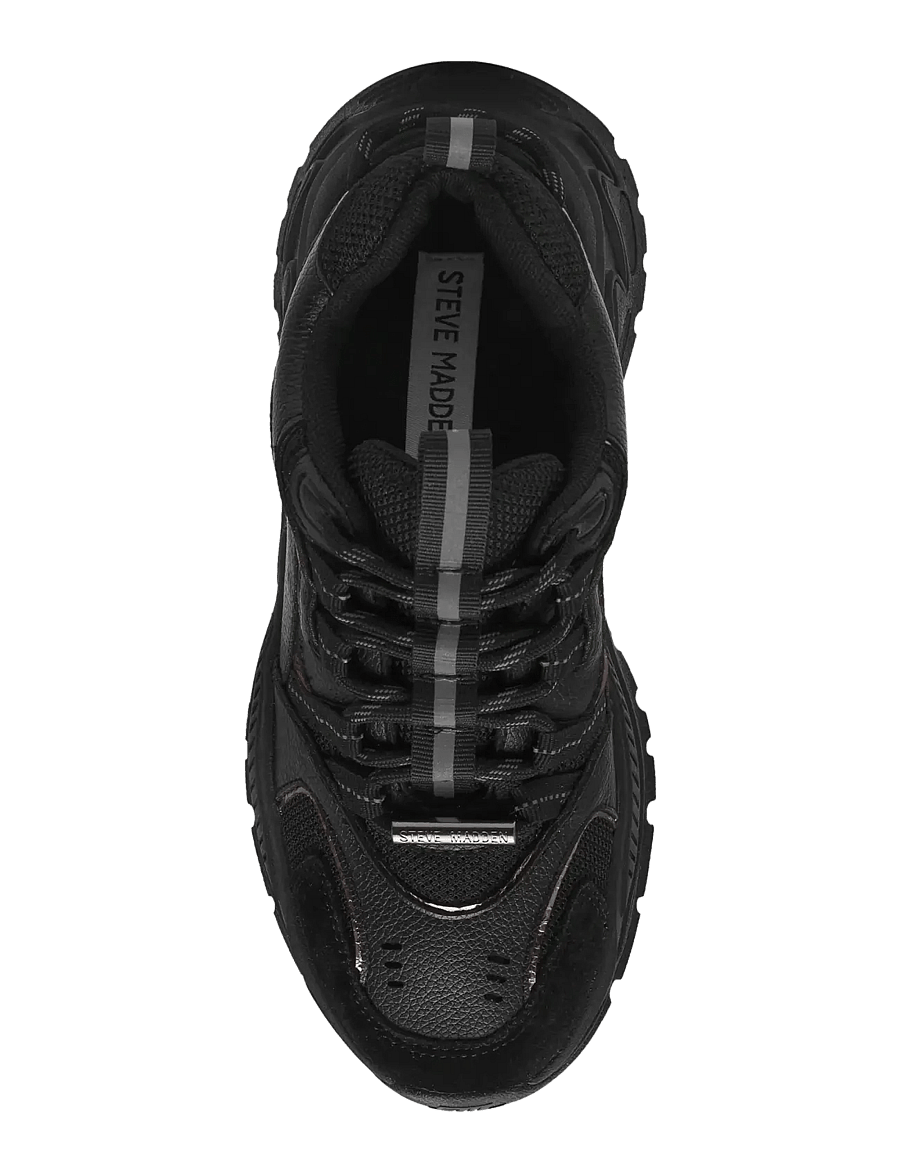 Steve Madden - Animates-E - niedrige sneaker - black/black - 5