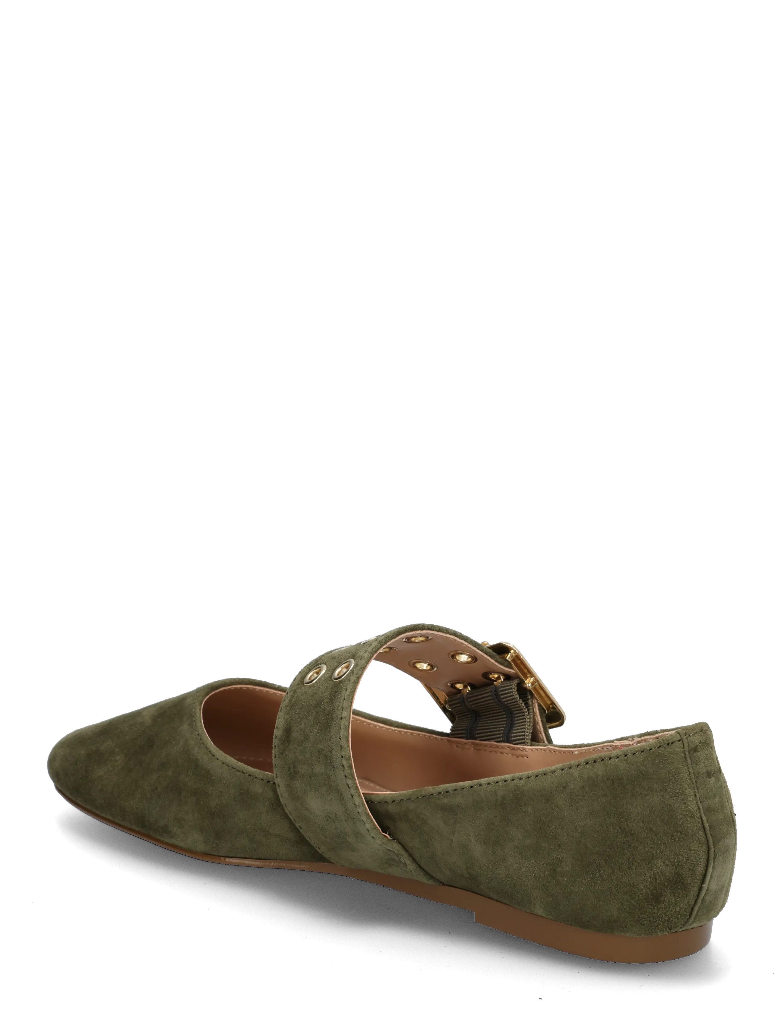 Steve Madden - Atlantica - ballerinaskor - olv suede - 1