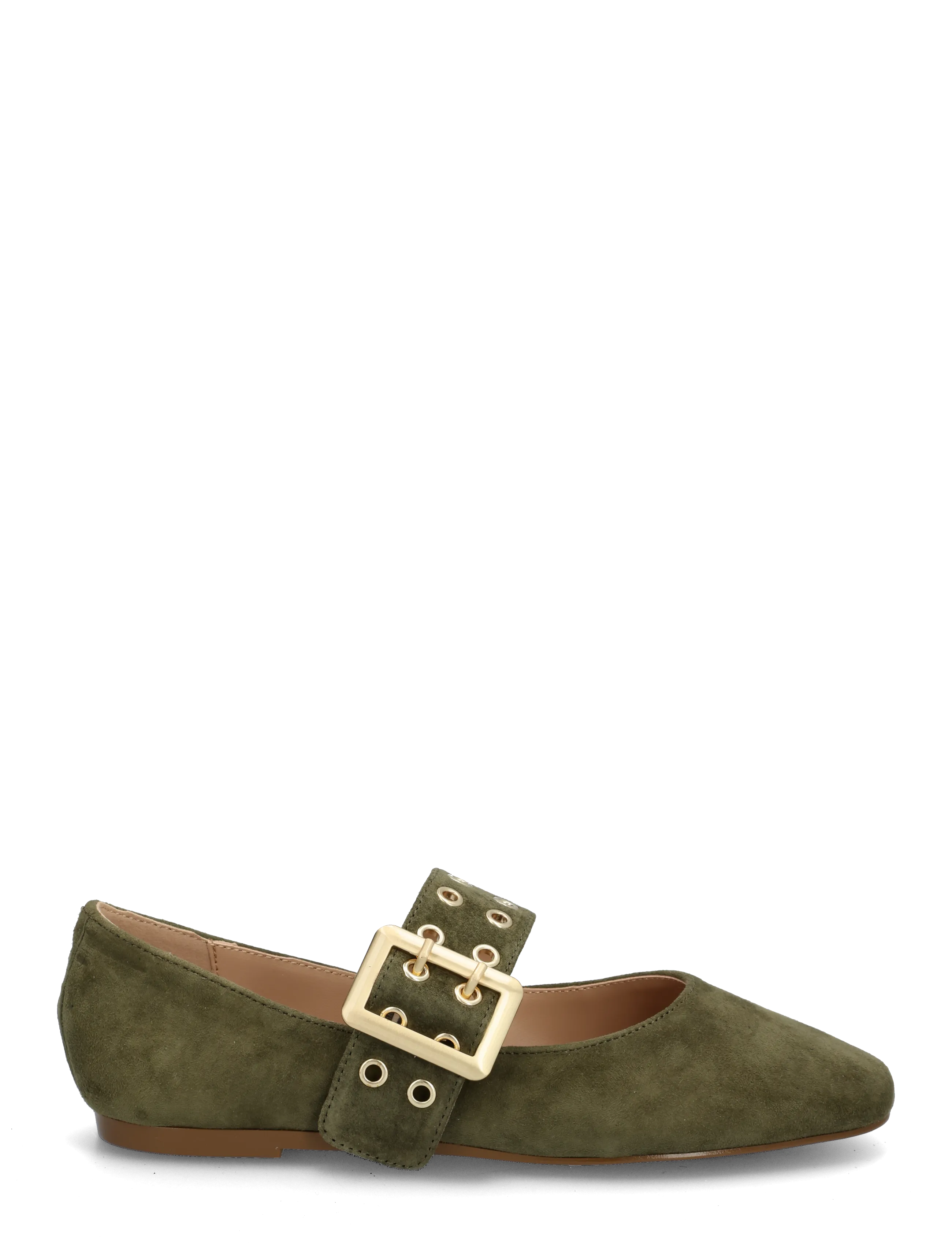 Steve Madden - Atlantica - ballerinaskor - olv suede - 2