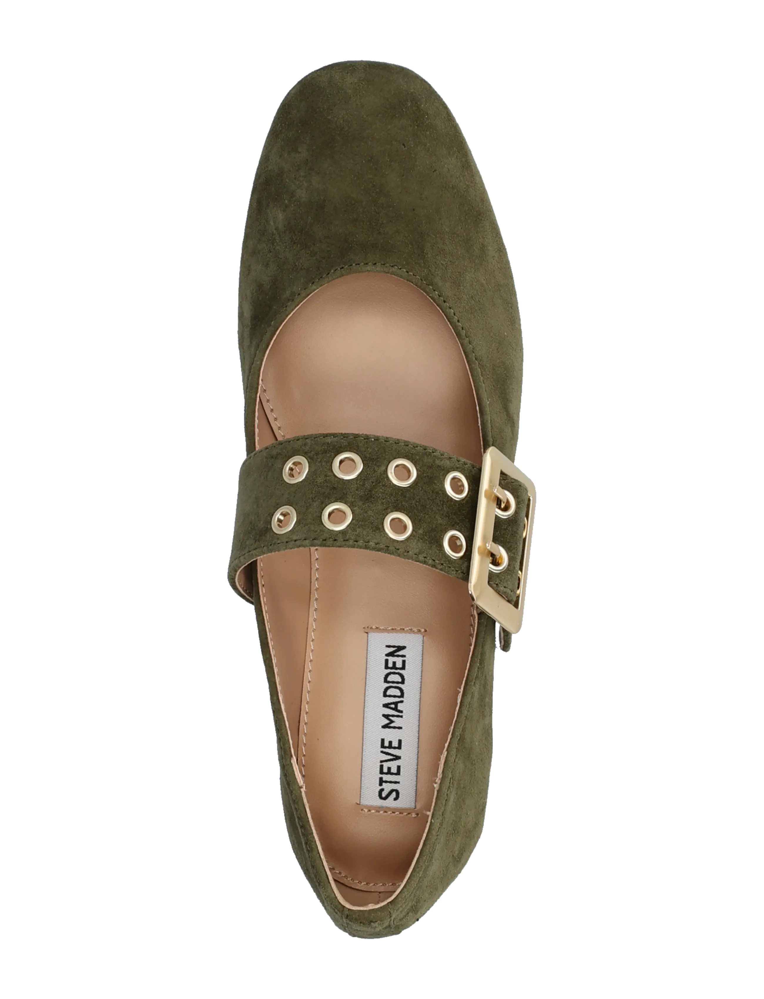 Steve Madden - Atlantica - ballerinaskor - olv suede - 3