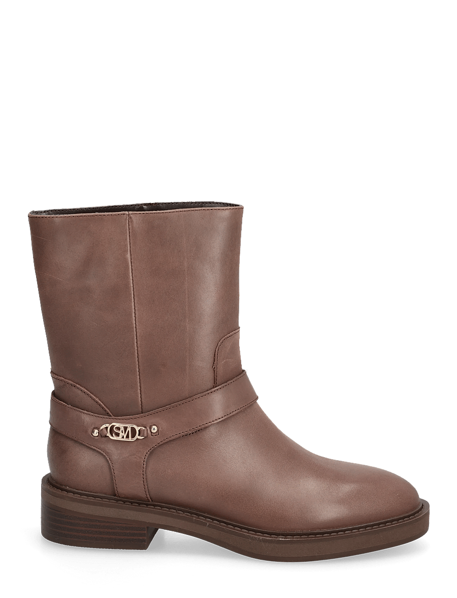 Steve Madden - Loophole - flache stiefeletten - brown leat - 1