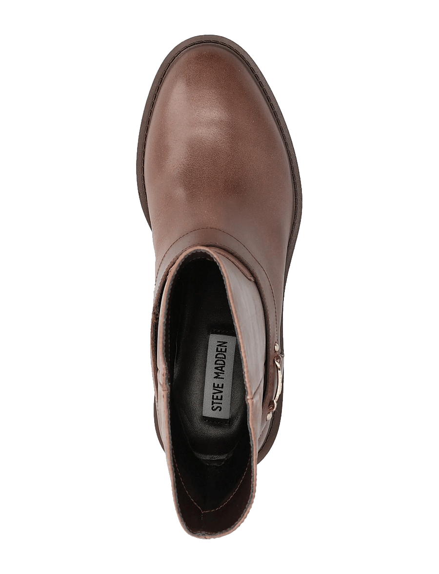Steve Madden - Loophole - flache stiefeletten - brown leat - 3
