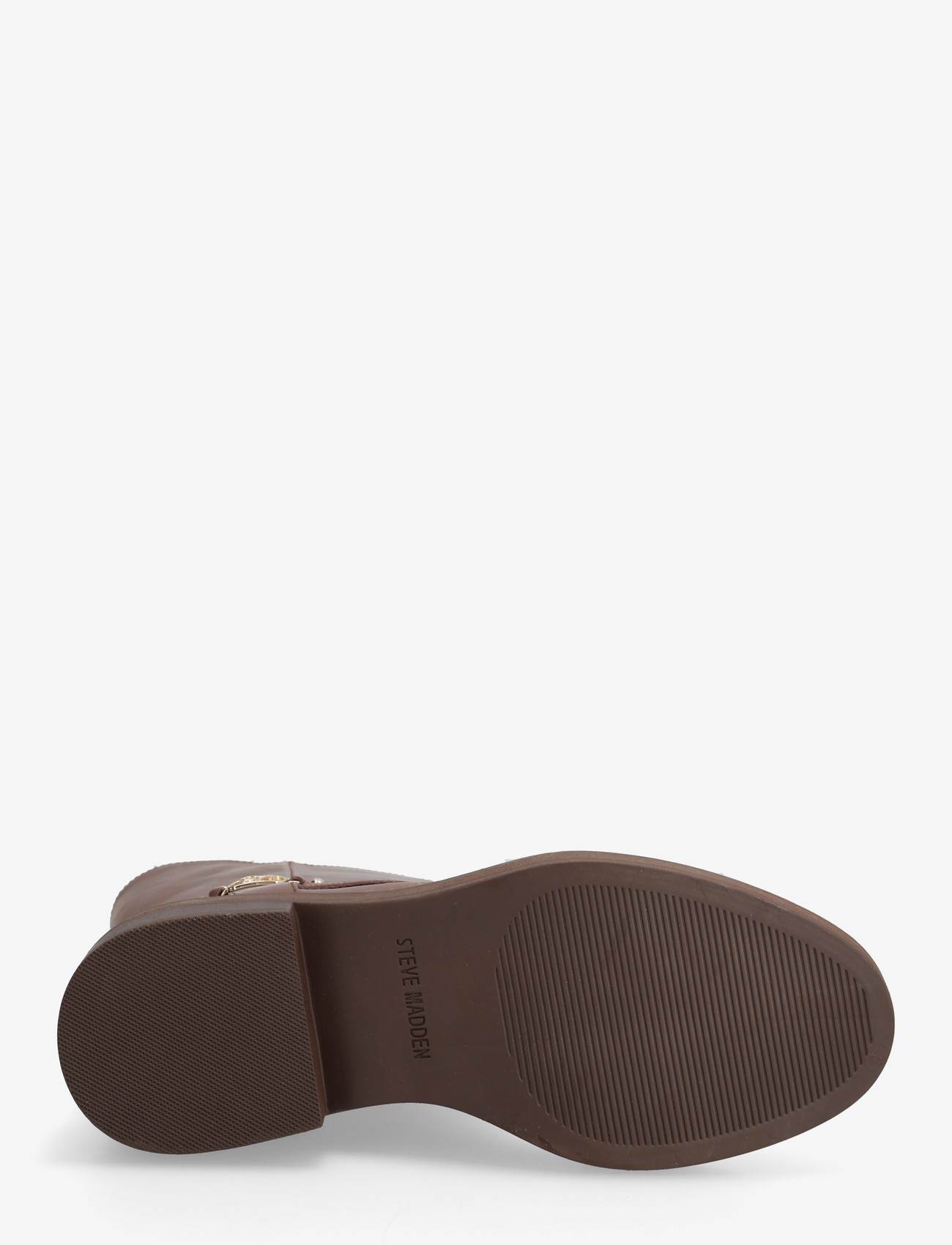 Steve Madden - Loophole - tasapohjaiset nilkkurit - brown leat - 4