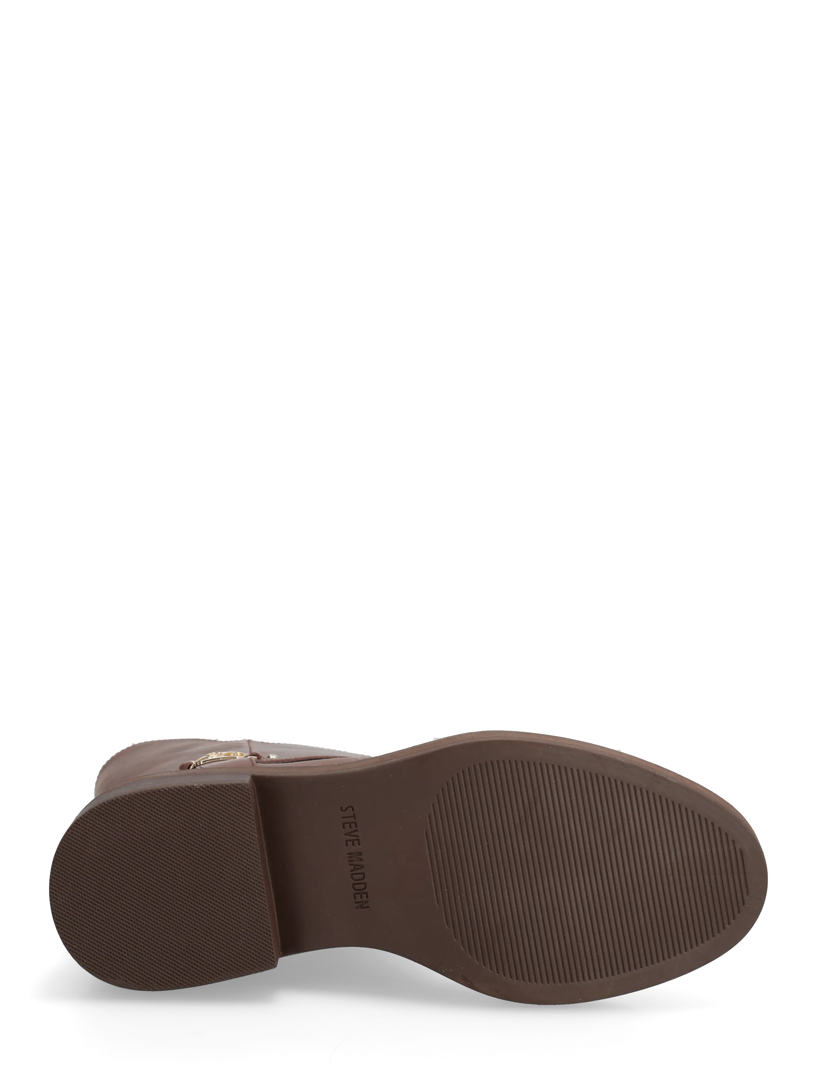 Steve Madden - Loophole - flade ankelstøvler - brown leat - 4