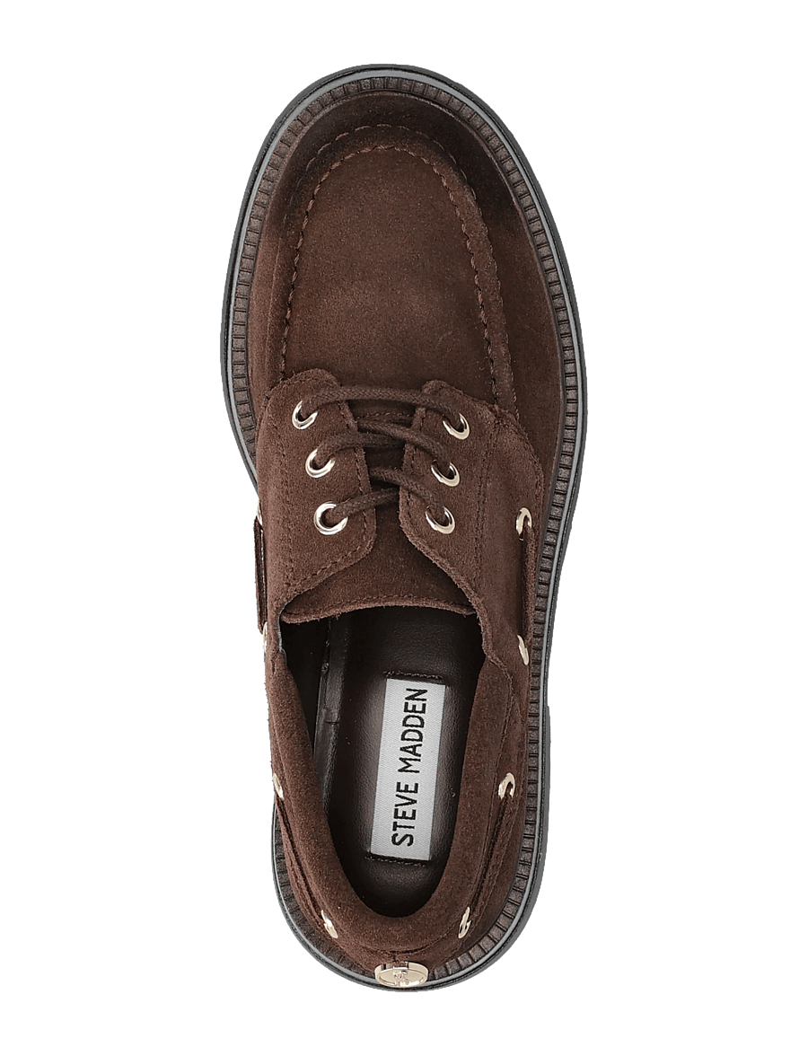 Steve Madden - Detroit - seglarskor - brown sued - 3
