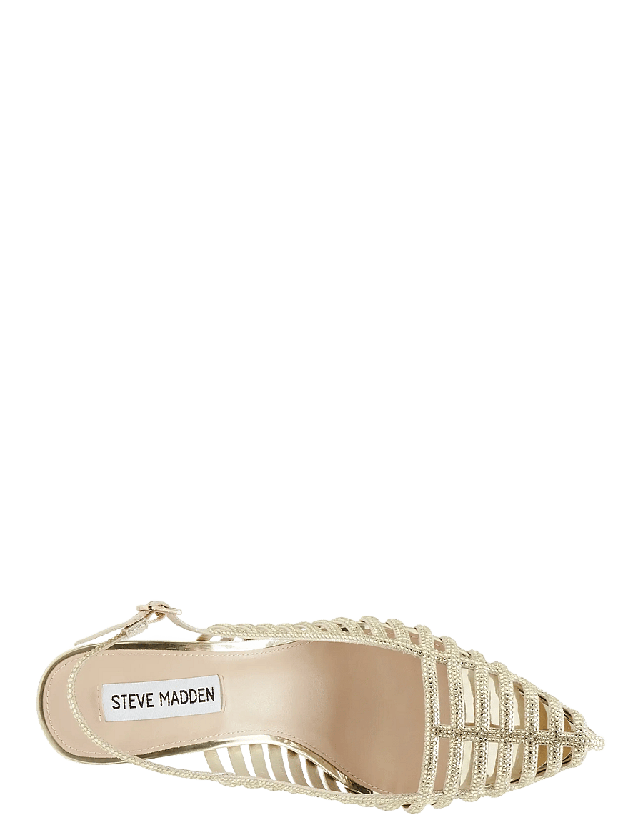 Steve Madden - Carleigh - slingbacks med hæl - gold - 5