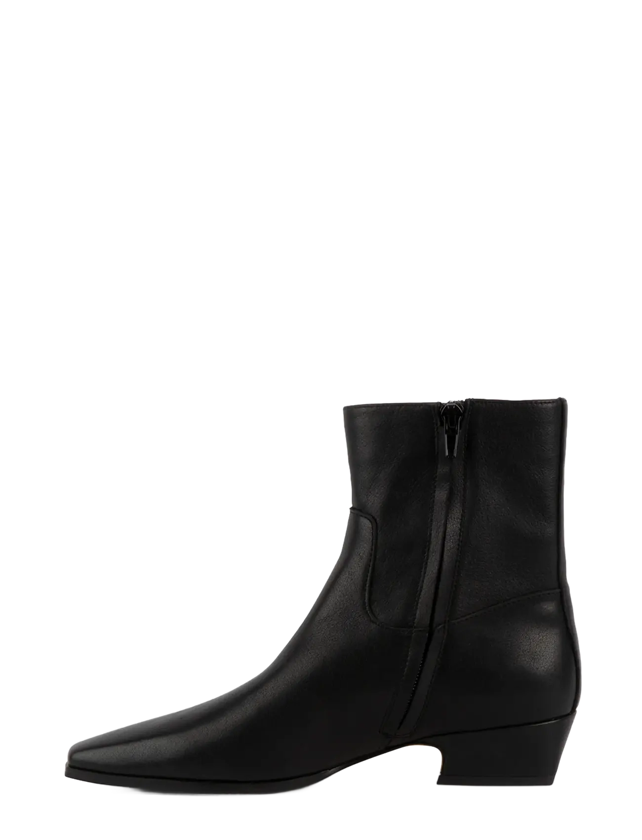 Steve Madden - Dusty - heeled ankle boots - black leather - 2