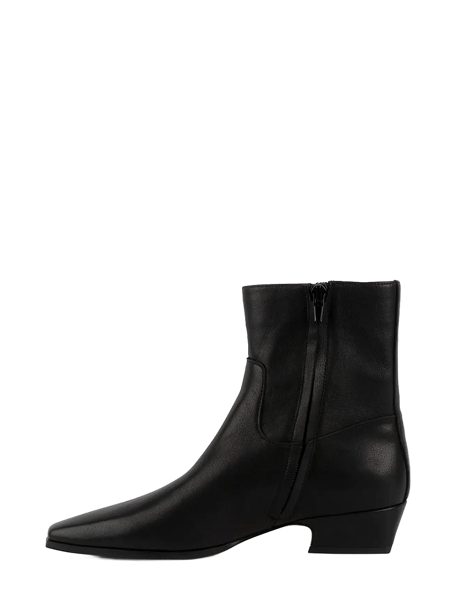 Steve Madden - Dusty - heeled ankle boots - black leather - 2