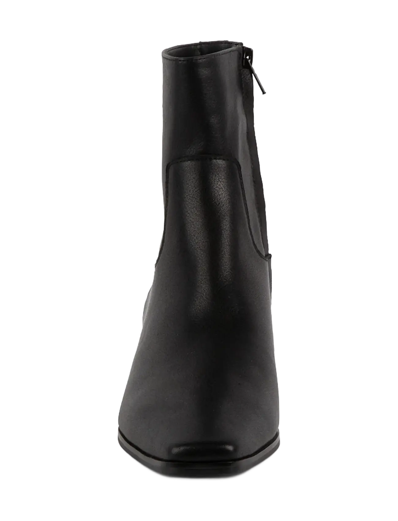 Steve Madden - Dusty - heeled ankle boots - black leather - 3