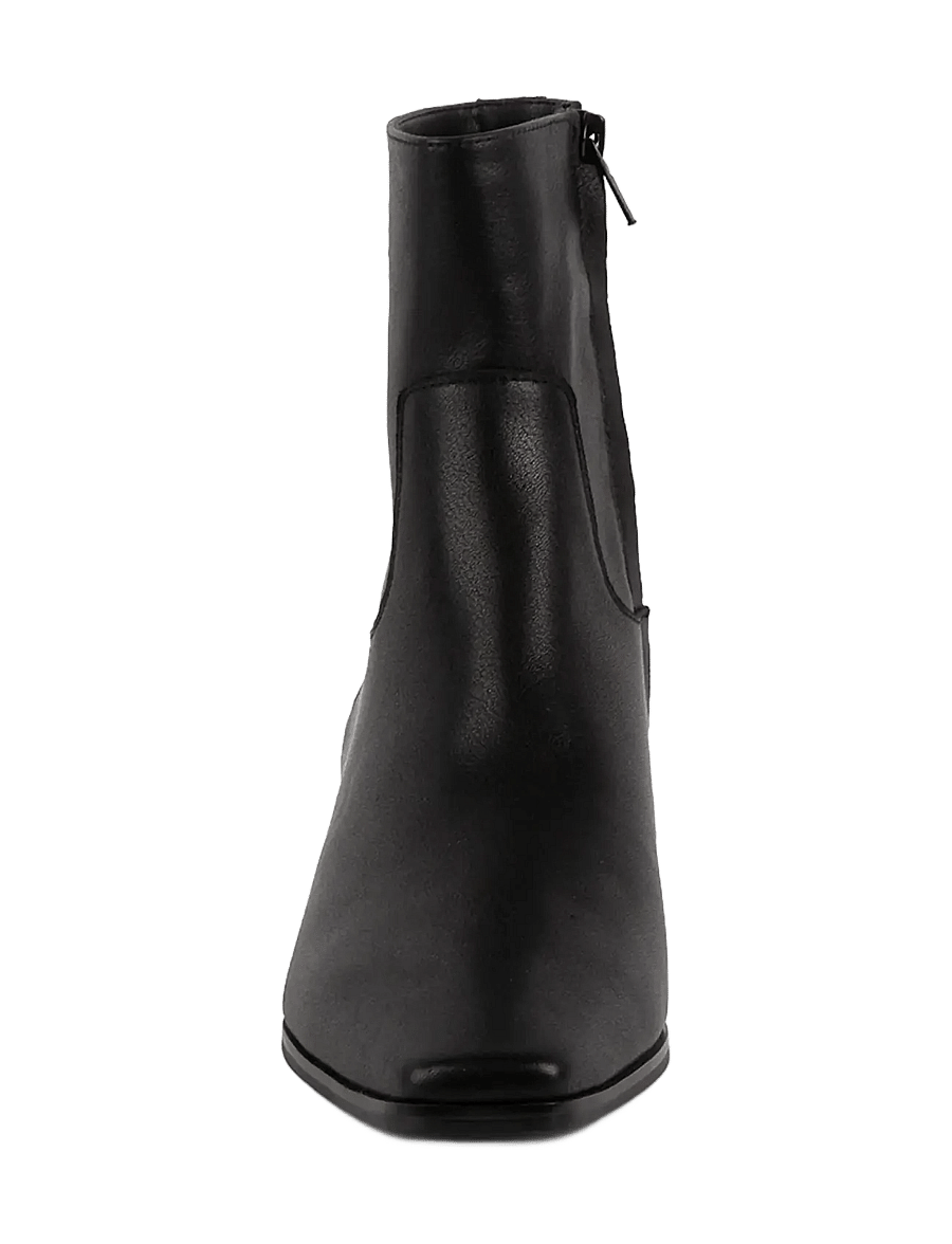 Steve Madden - Dusty - heeled ankle boots - black leather - 3
