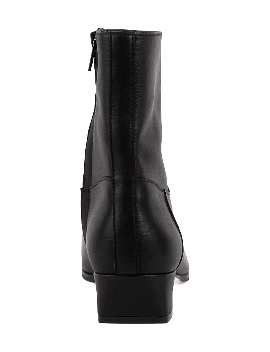 Steve Madden - Dusty - heeled ankle boots - black leather - 4