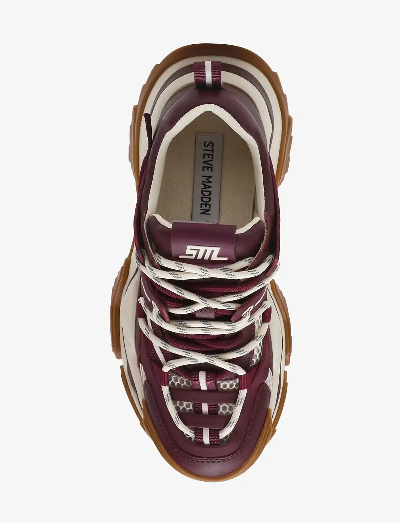 Steve Madden - Kingdom 2.0 - chunky sneakers - dk cherry lacq - 5