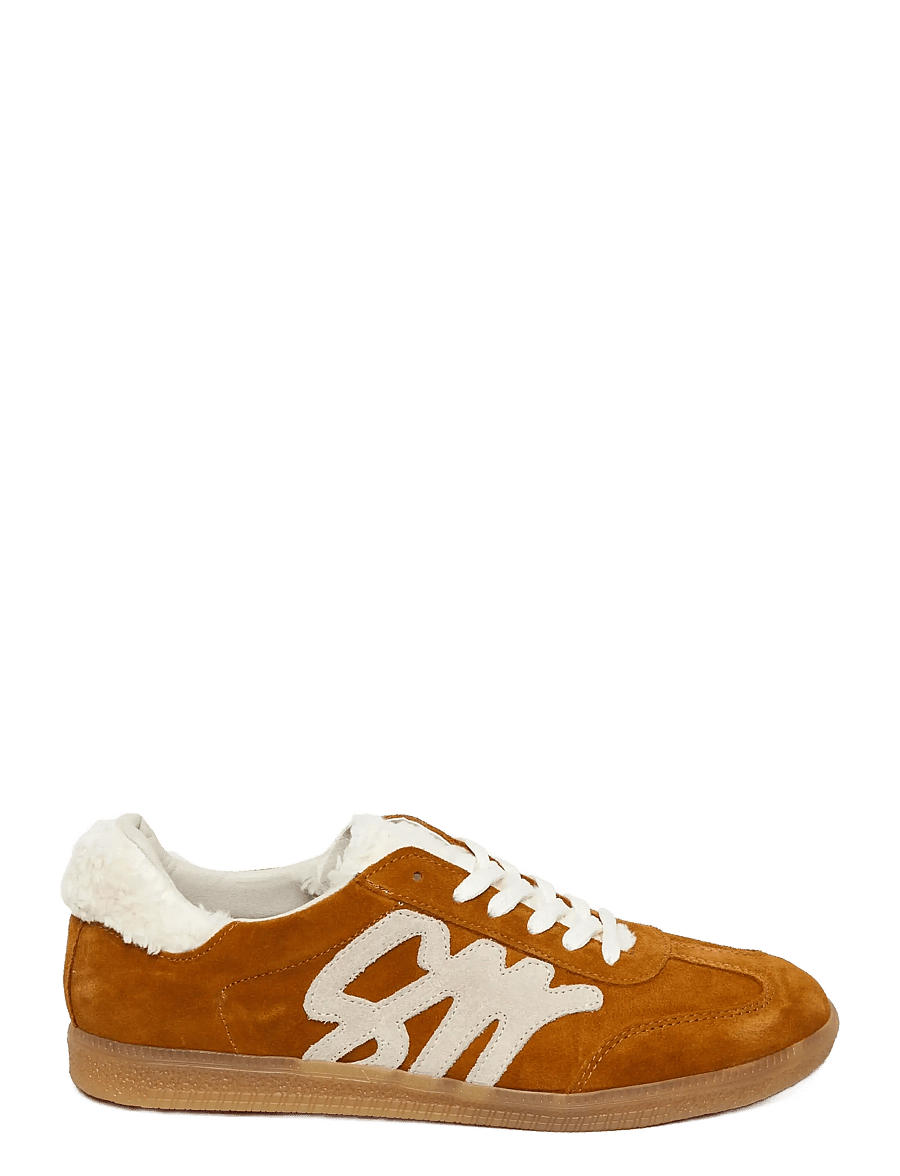Steve Madden - ELORA - gefütterte sneaker - cocnac suede - 1