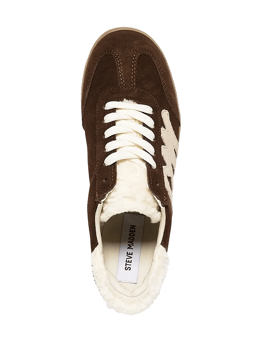 Steve Madden - ELORA - niedrige sneaker - dk brown - 4