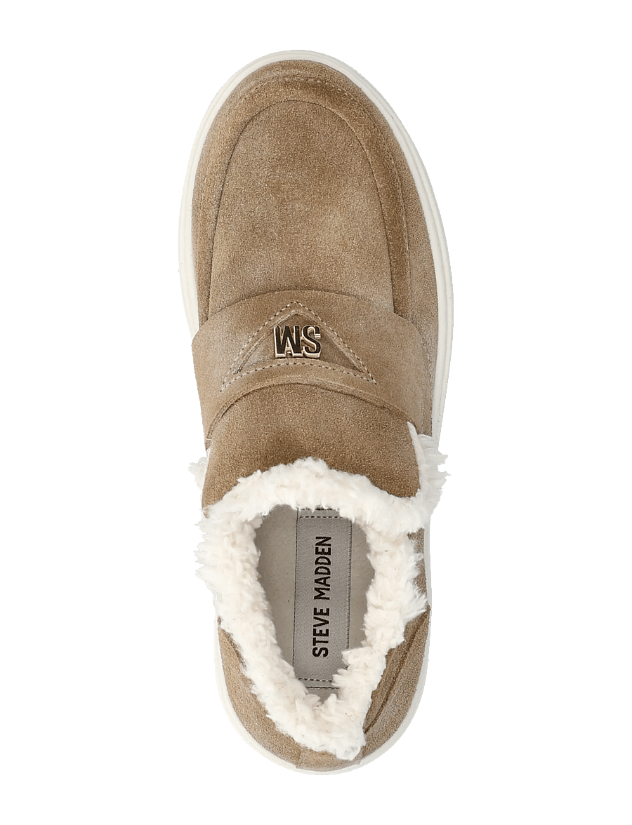 Steve Madden - MYA - teddy-stiefel - taupe suede - 3