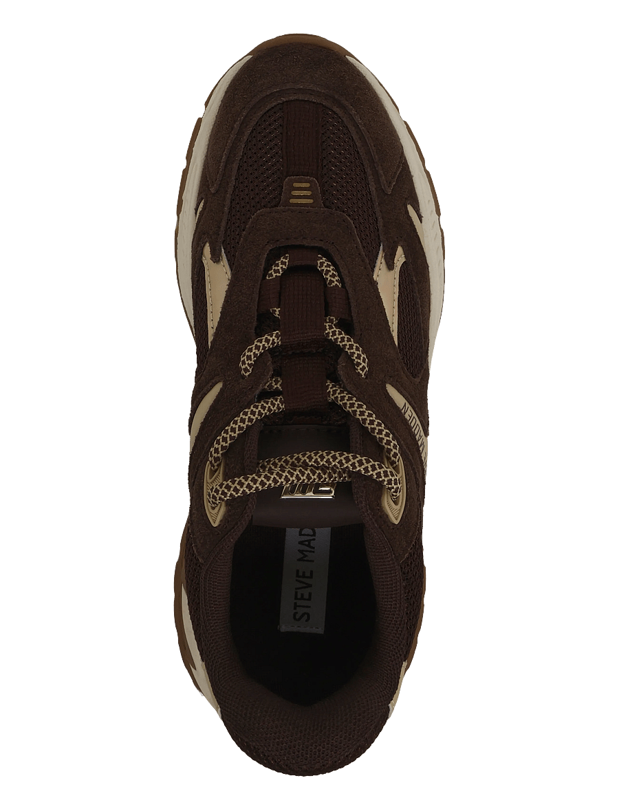 Steve Madden - Ample - låga sneakers - cho brn sd - 3
