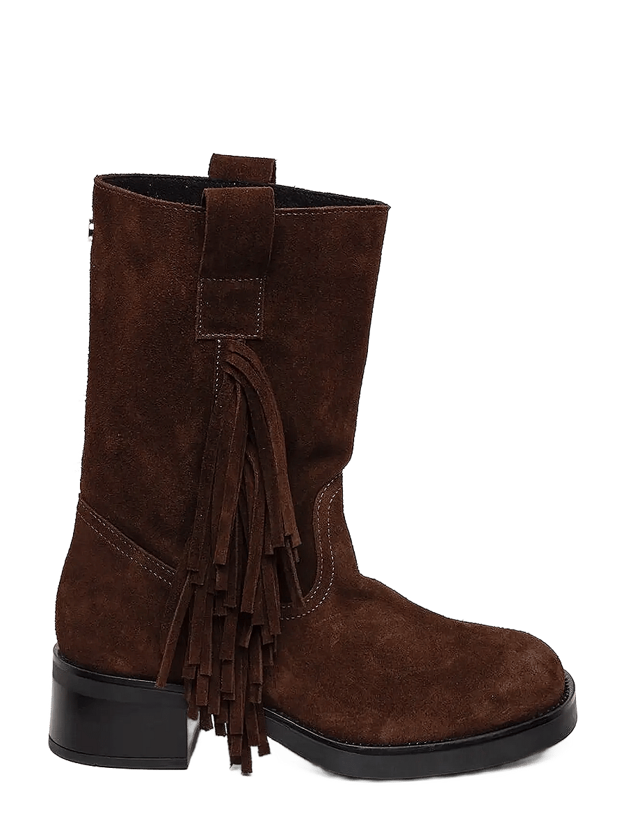 Steve Madden - Benedict-F - heeled ankle boots - brown suede - 1