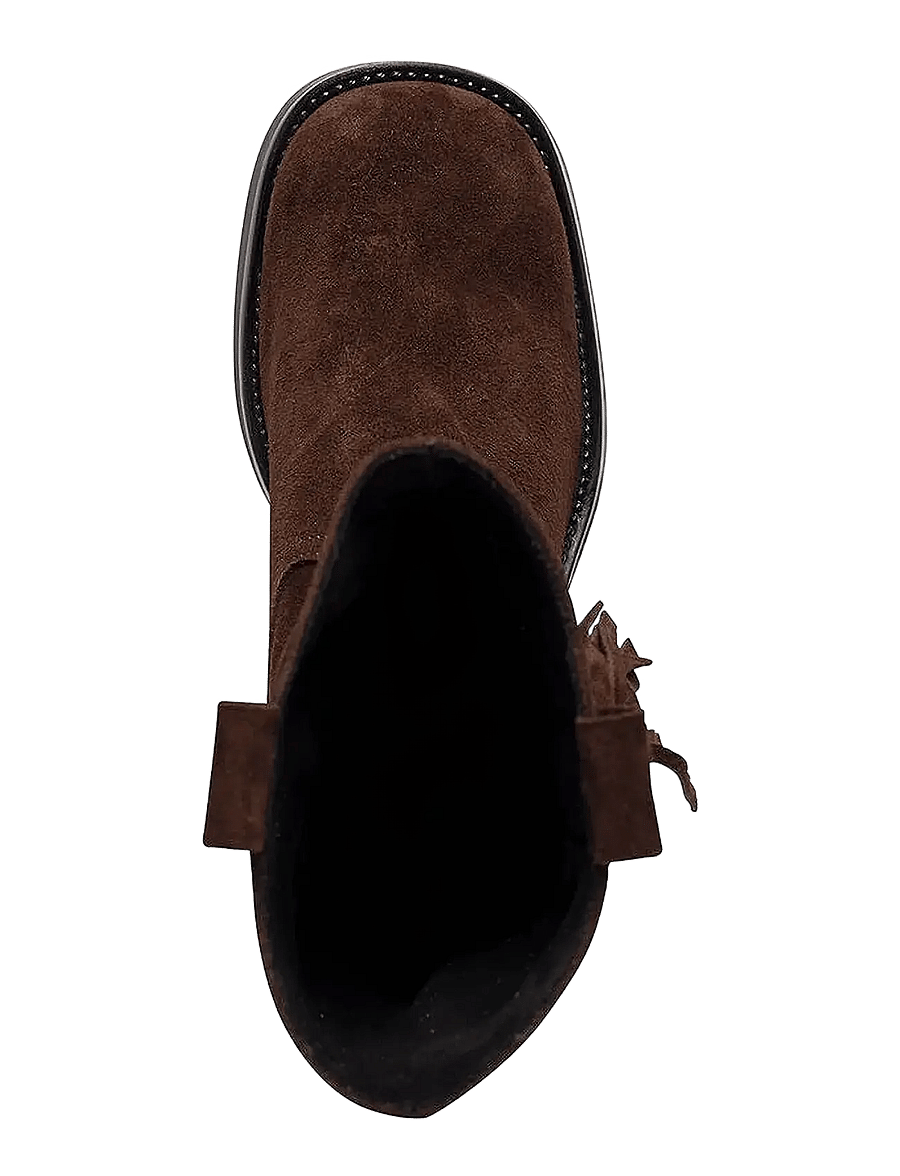 Steve Madden - Benedict-F - heeled ankle boots - brown suede - 4