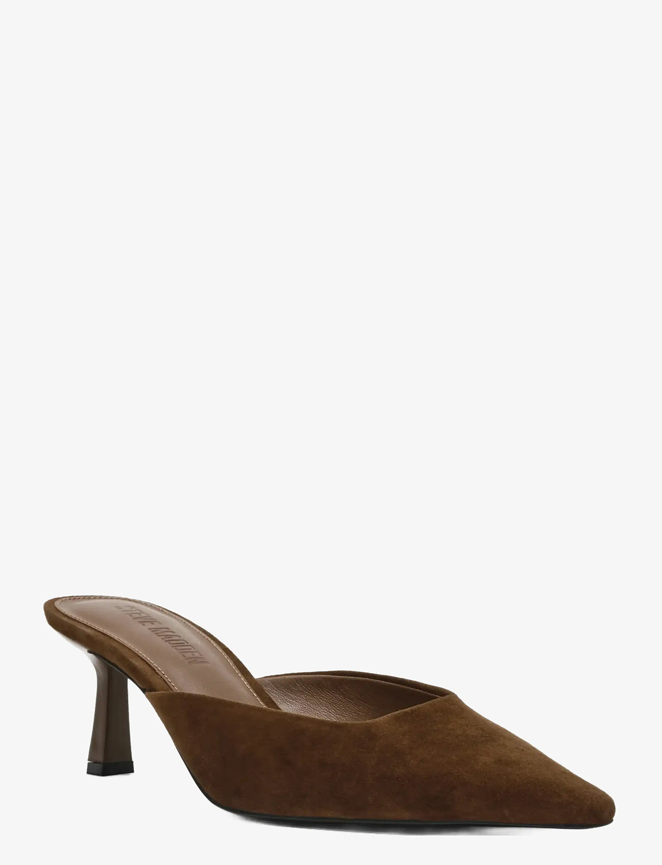 Steve Madden - Lisbeth - mules med klack - brown suede - 0