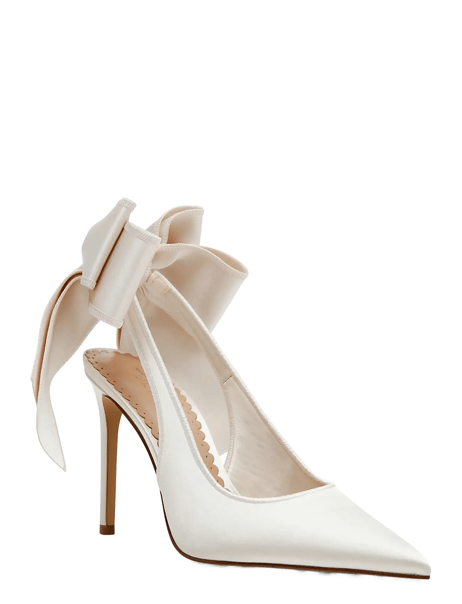 Steve Madden - Teacup - slingbacks mit absatz - ivory satin - 0