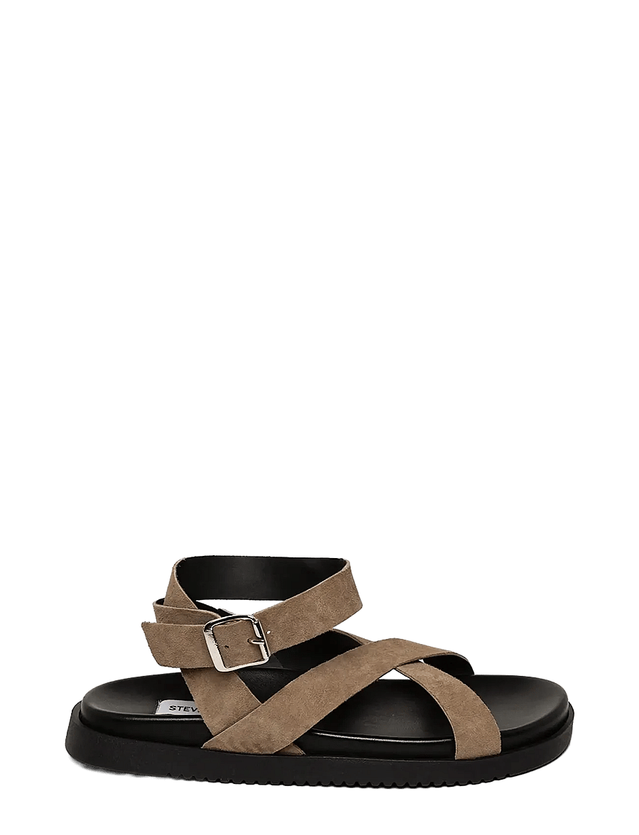 Steve Madden - Mybestie-E - flache sandalen - taupe suede - 1