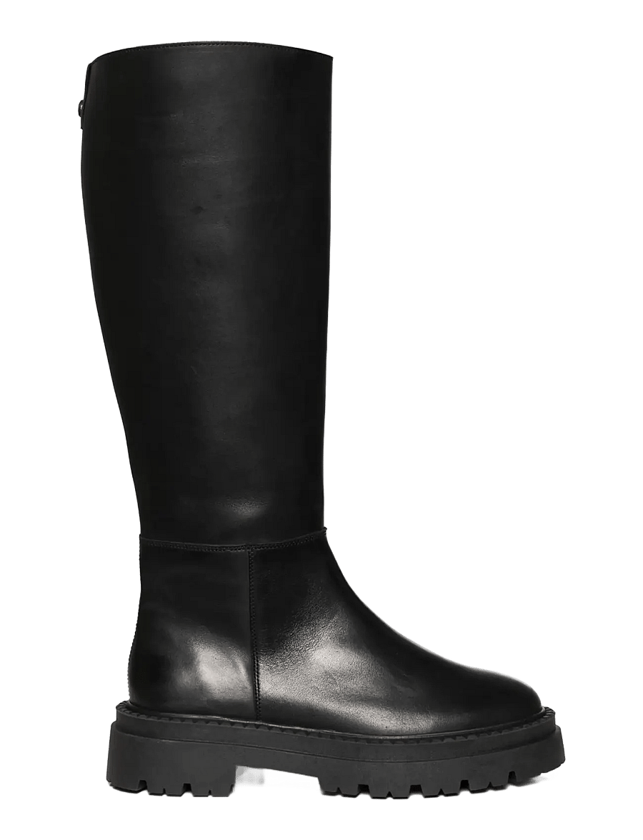Steve Madden - Kaja-W - over knee støvler - black leather - 1