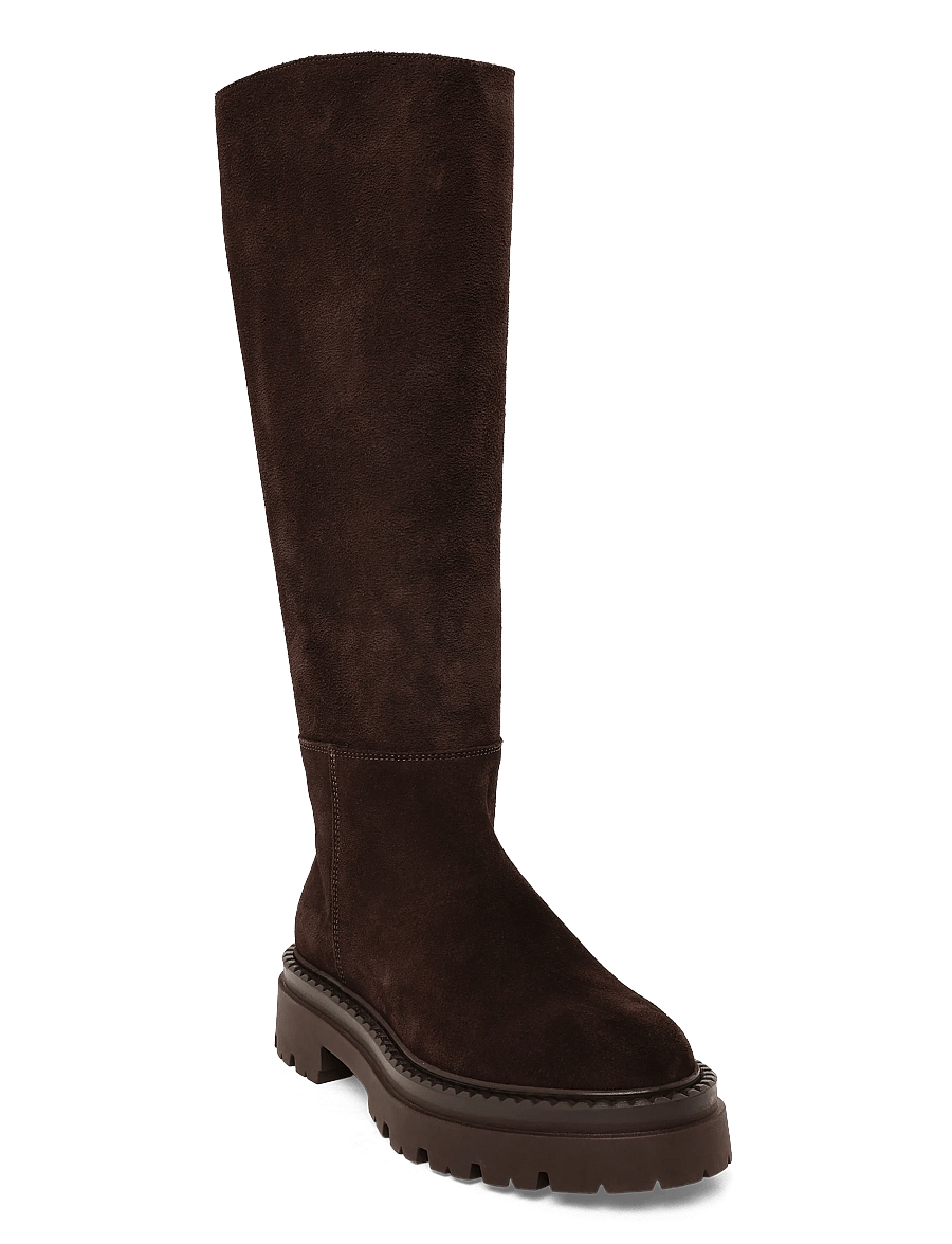 Steve Madden - Kaja-W - Ülepõlvesaapad - cho brn suede - 0