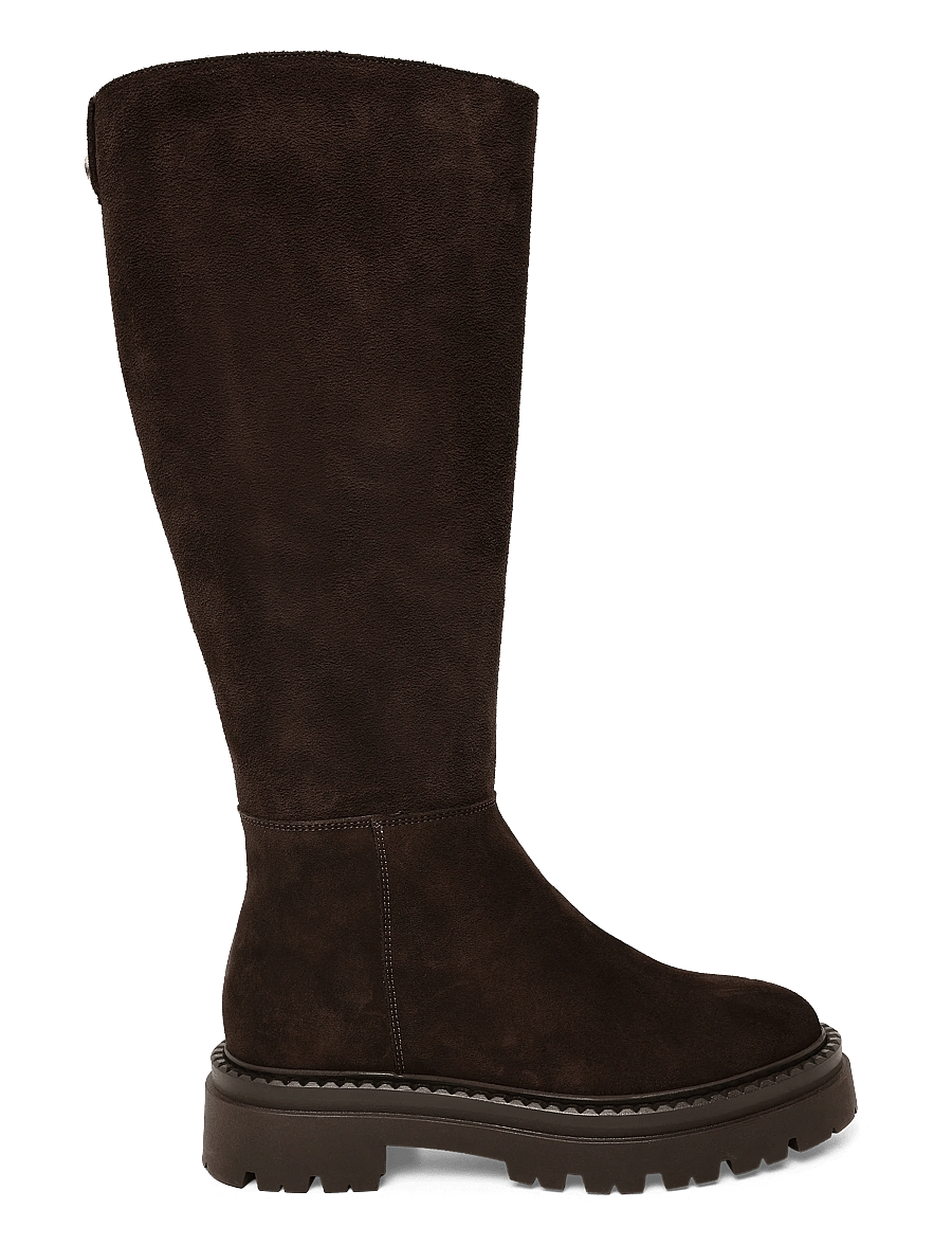 Steve Madden - Kaja-W - Ülepõlvesaapad - cho brn suede - 2