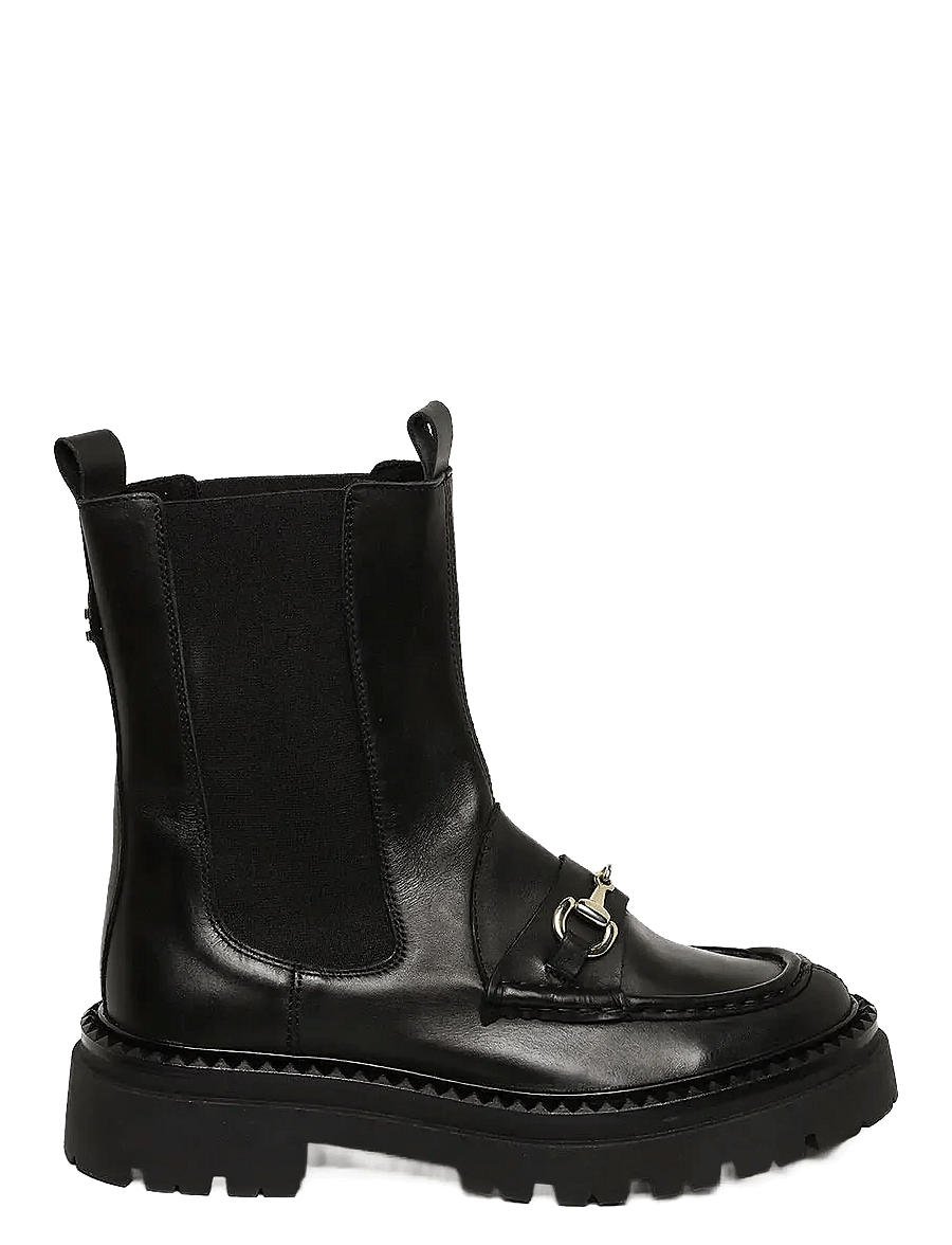 Steve Madden - Kasey - stövletter - black leather - 0