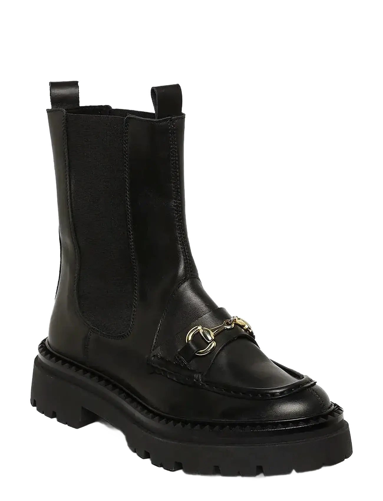 Steve Madden - Kasey - støvletter - black leather - 1