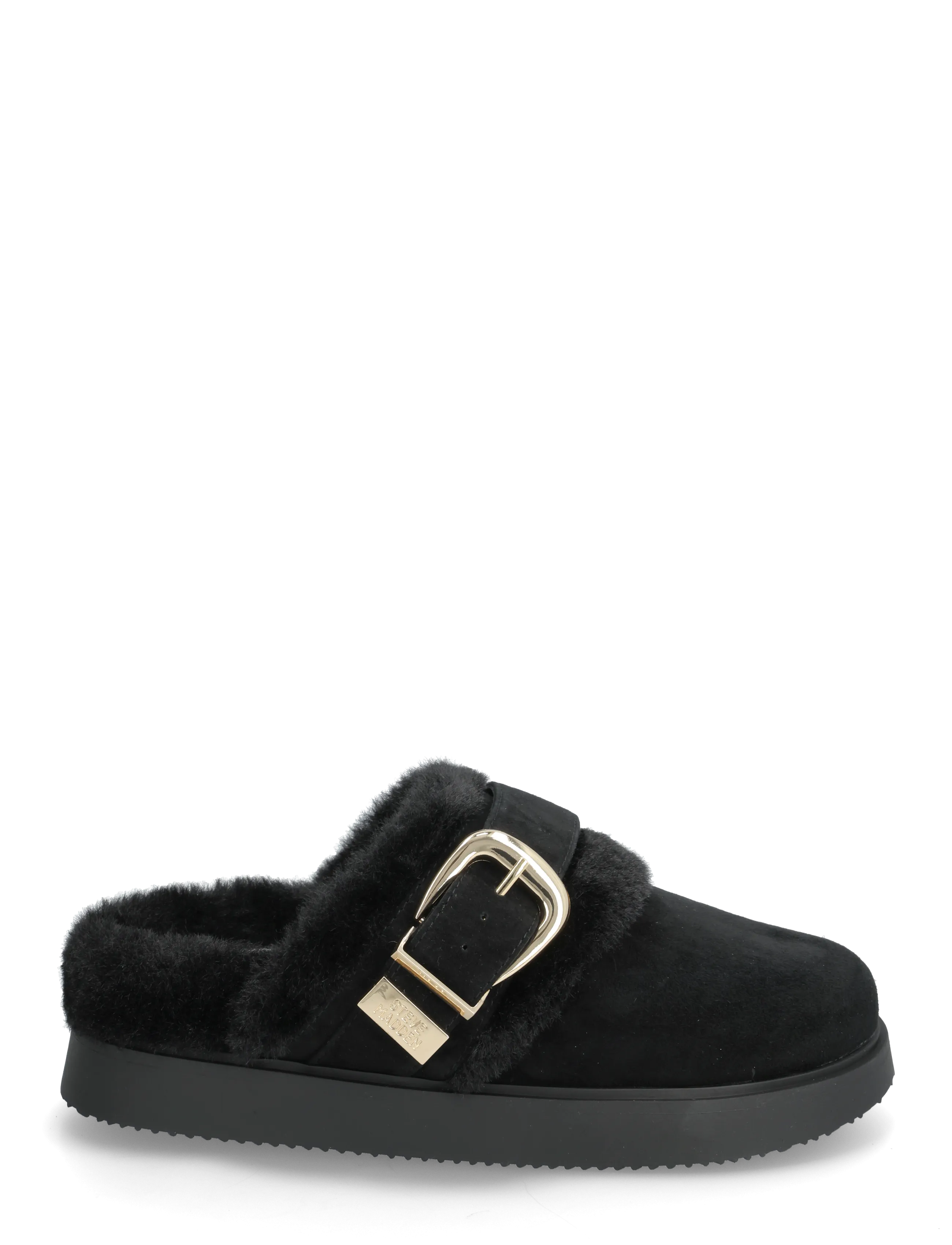 Steve Madden - Cozy Up - hjemmesko - black suede - 1