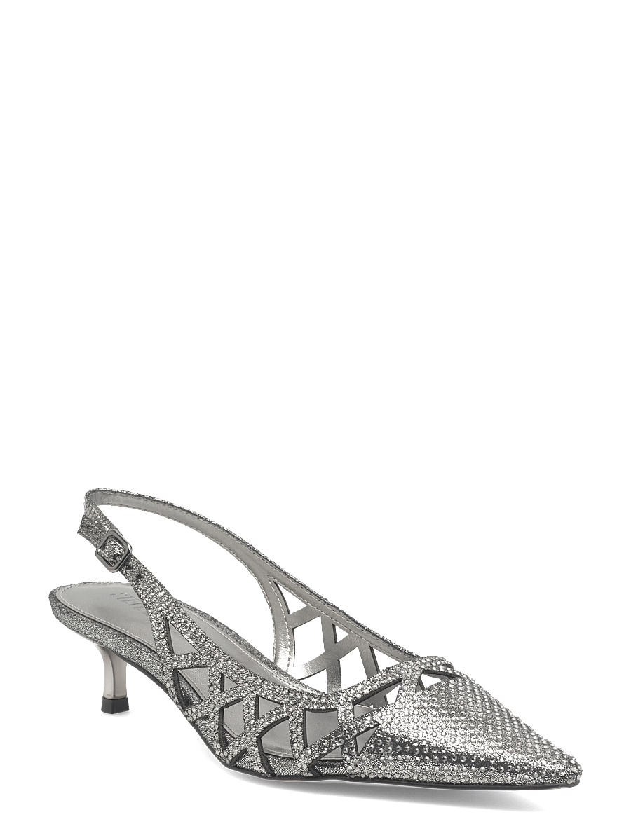 Steve Madden - Kalico - högklackade slingbacks - pewter - 0