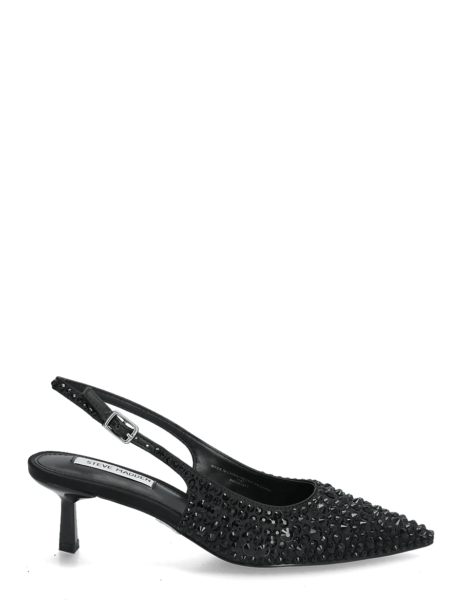 Steve Madden - Korra-R - slingbacks med hæle - black/black - 2