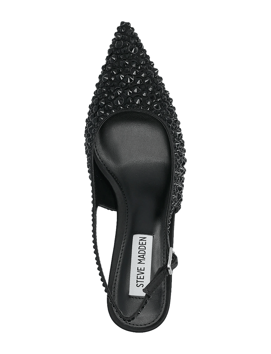 Steve Madden - Korra-R - slingbacks med hæle - black/black - 3
