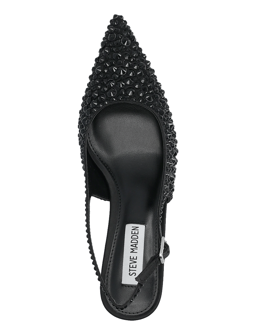 Steve Madden - Korra-R - heeled slingbacks - black/black - 3