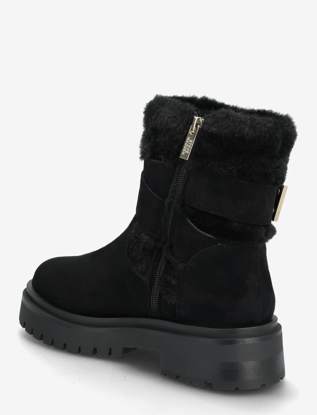 Steve Madden - Lodge - madalad poolsaapad - black suede - 2