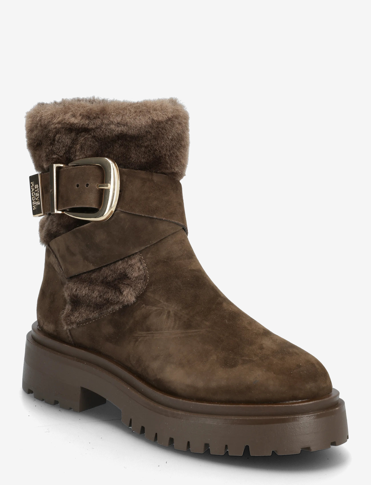 Steve Madden - Lodge - flache stiefeletten - brown suede - 0