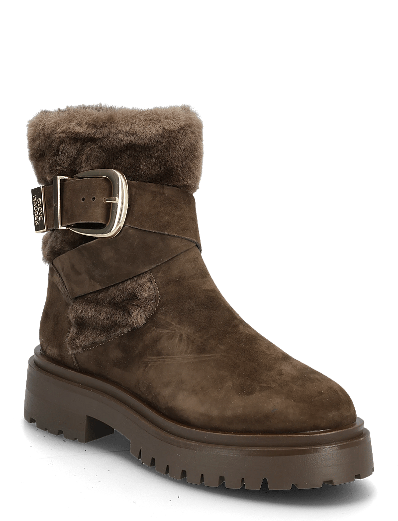 Steve Madden - Lodge - madalad poolsaapad - brown suede - 0