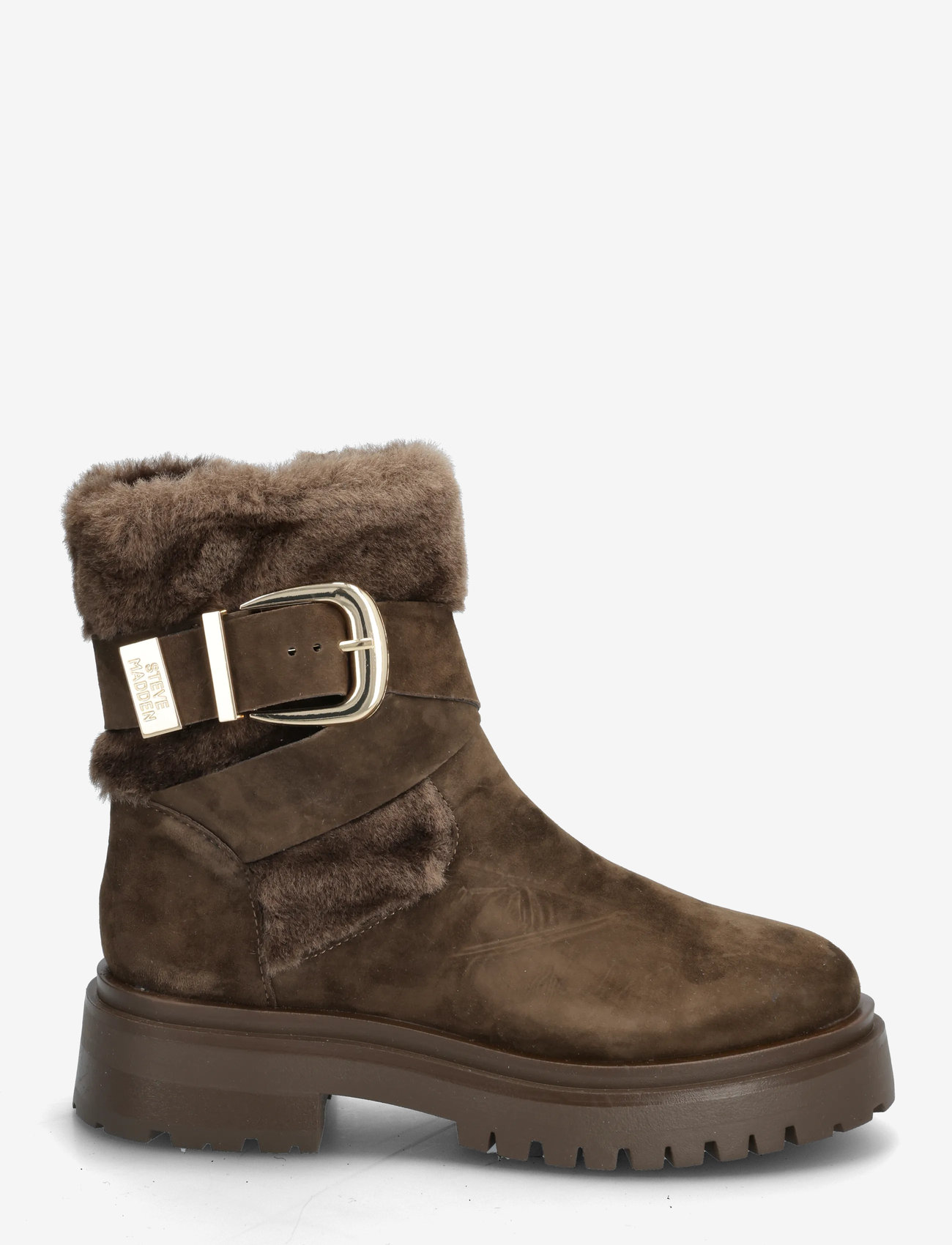 Steve Madden - Lodge - flache stiefeletten - brown suede - 1