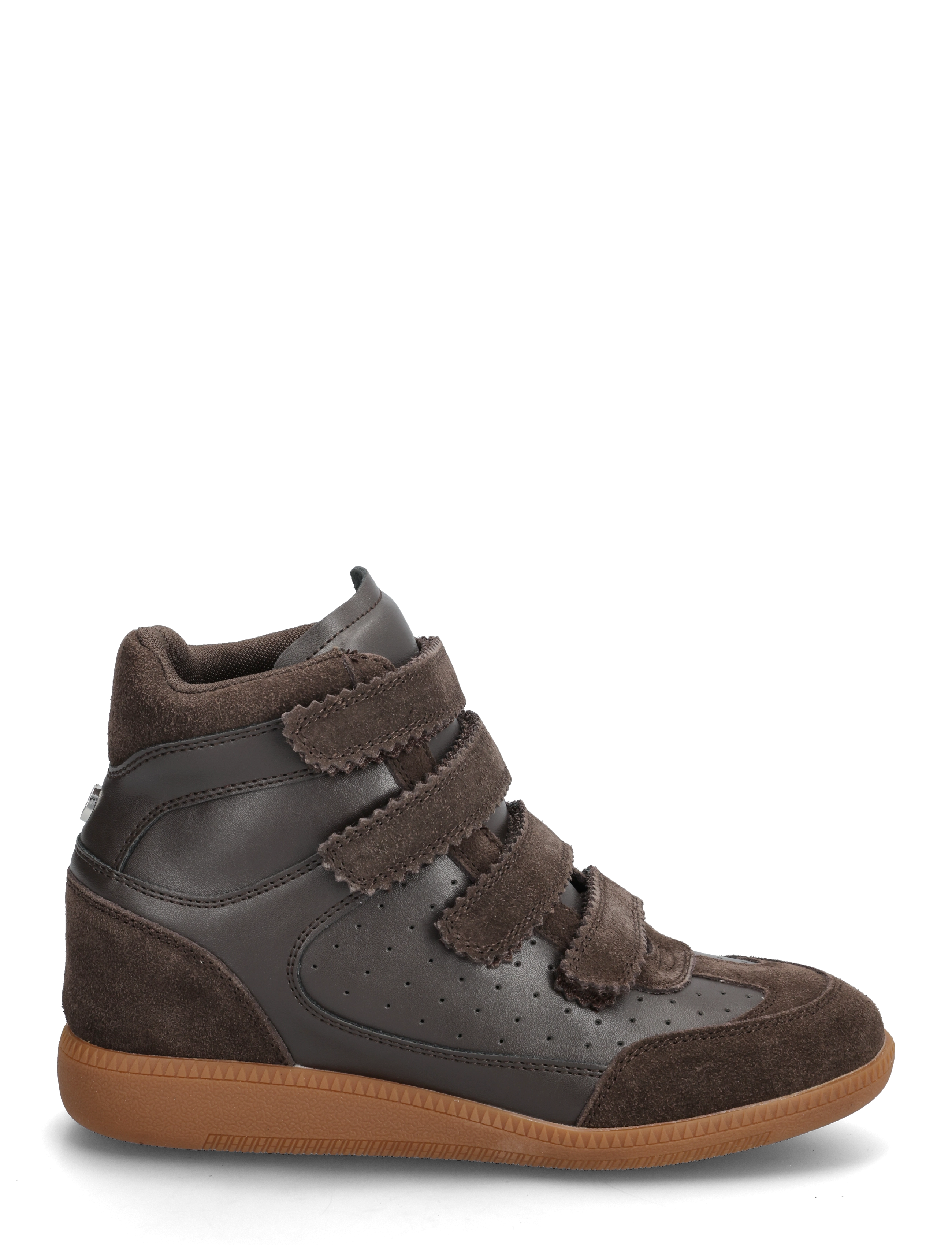 Steve Madden - Mustang - høje sneakers - brown suede - 1