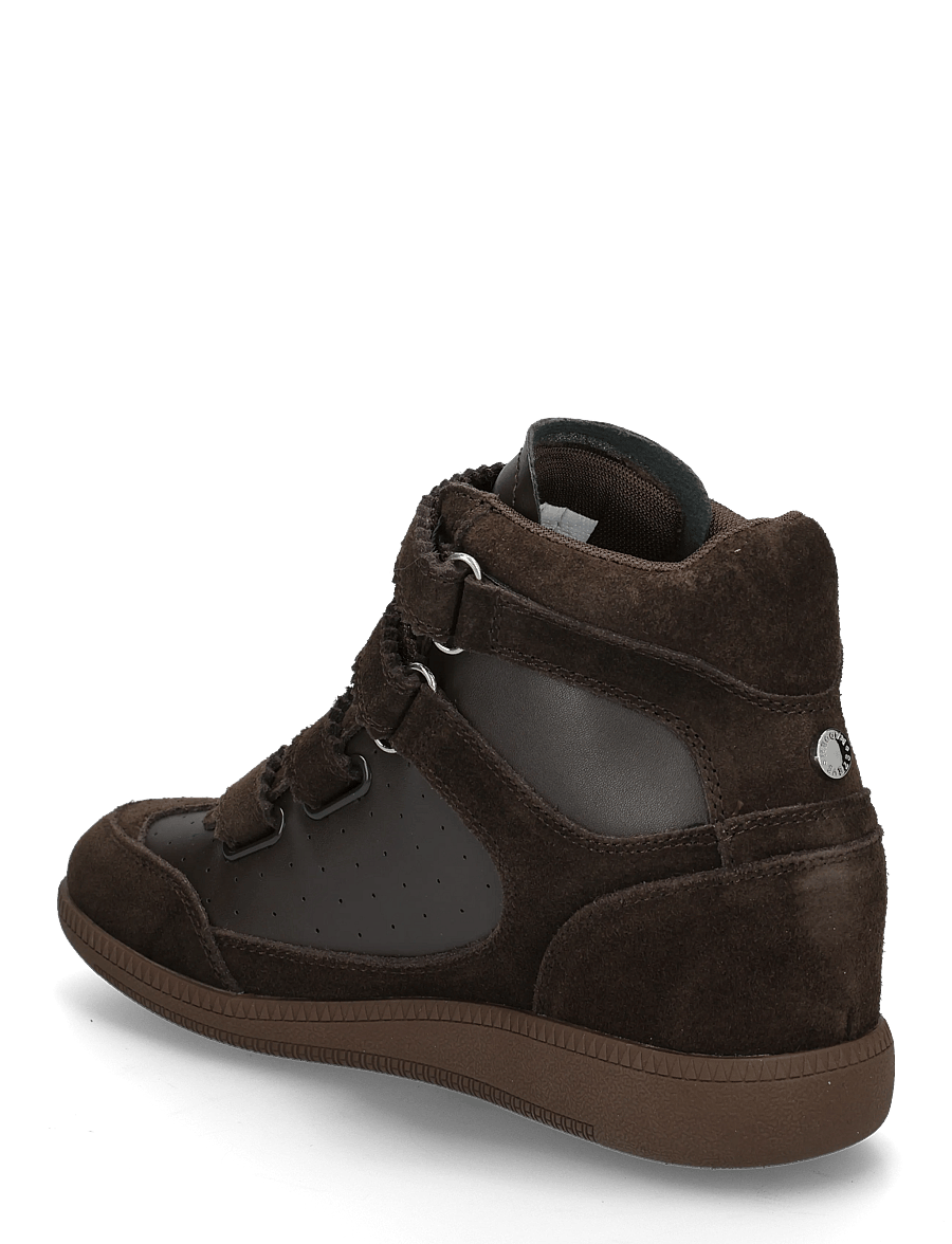 Steve Madden - Mustang - wedge-sneaker - cho brn sd - 1