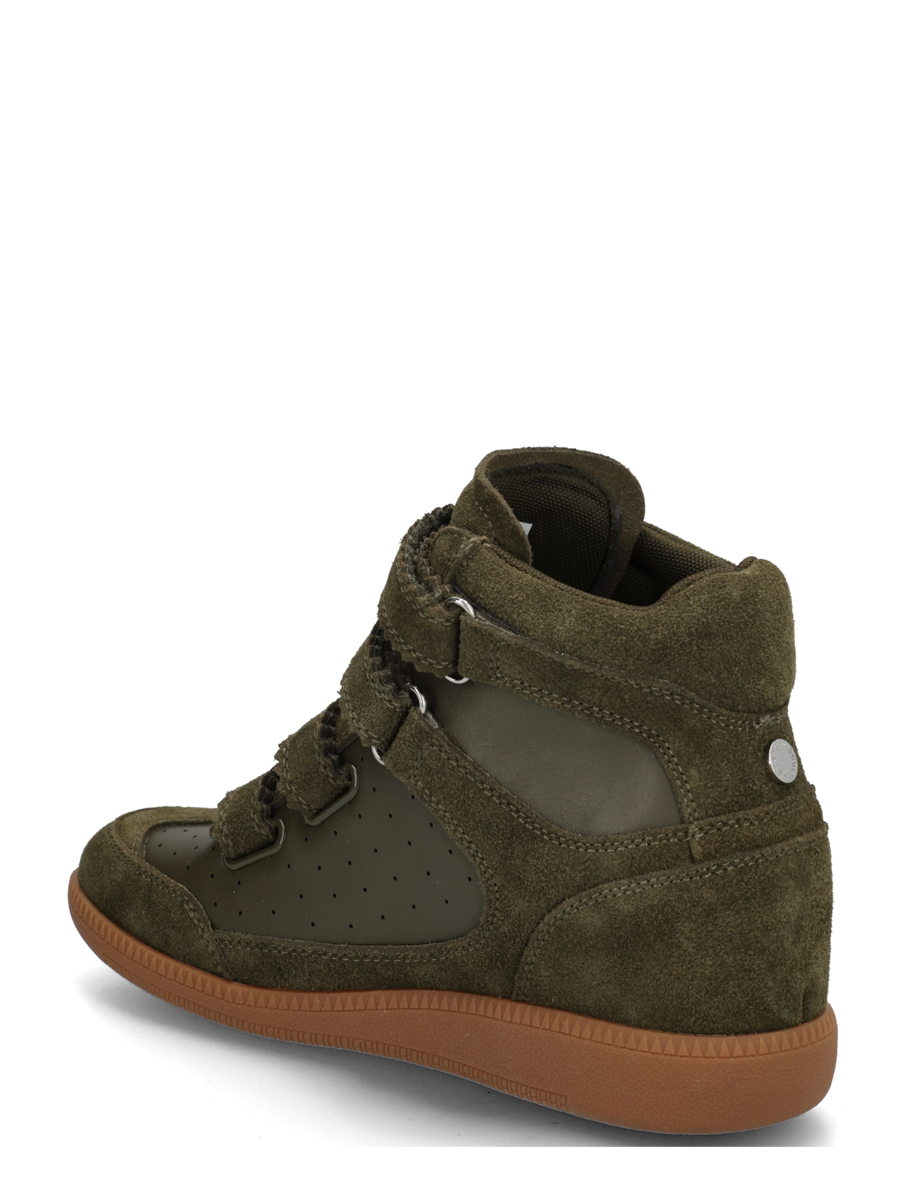 Steve Madden - Mustang - høje sneakers - khaki olv suede - 1