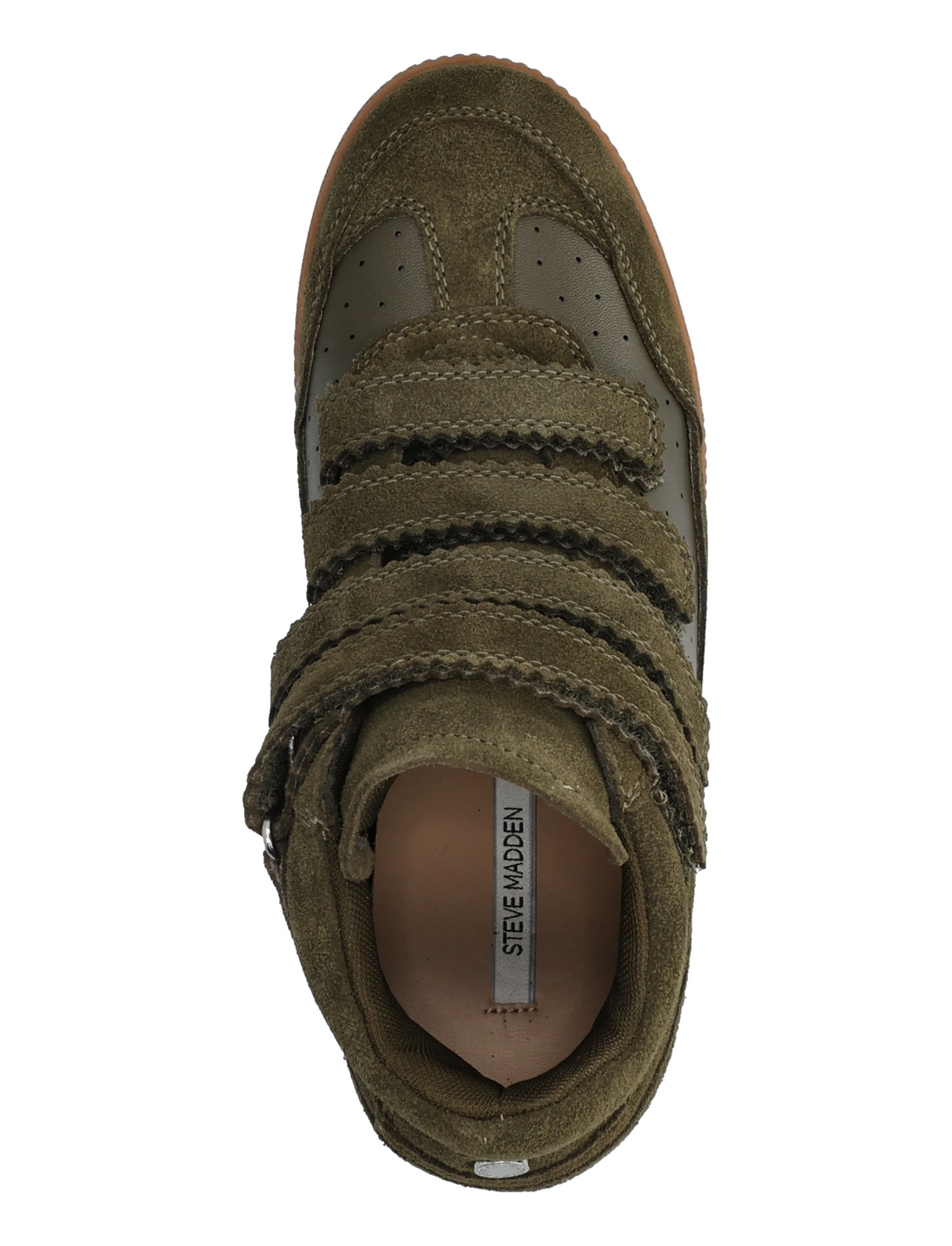 Steve Madden - Mustang - høje sneakers - khaki olv suede - 3